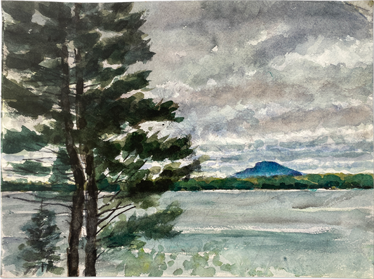 Blue Hill on a Cloudy Day