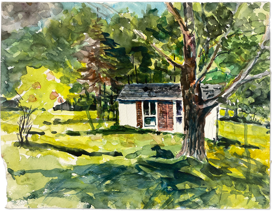 Little House and Dog