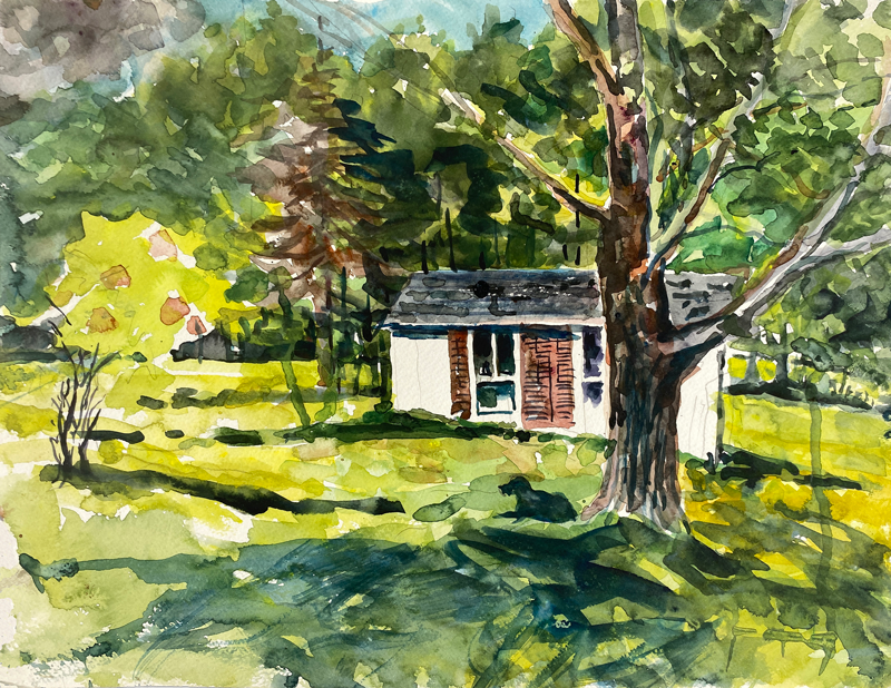 Little House and Dog