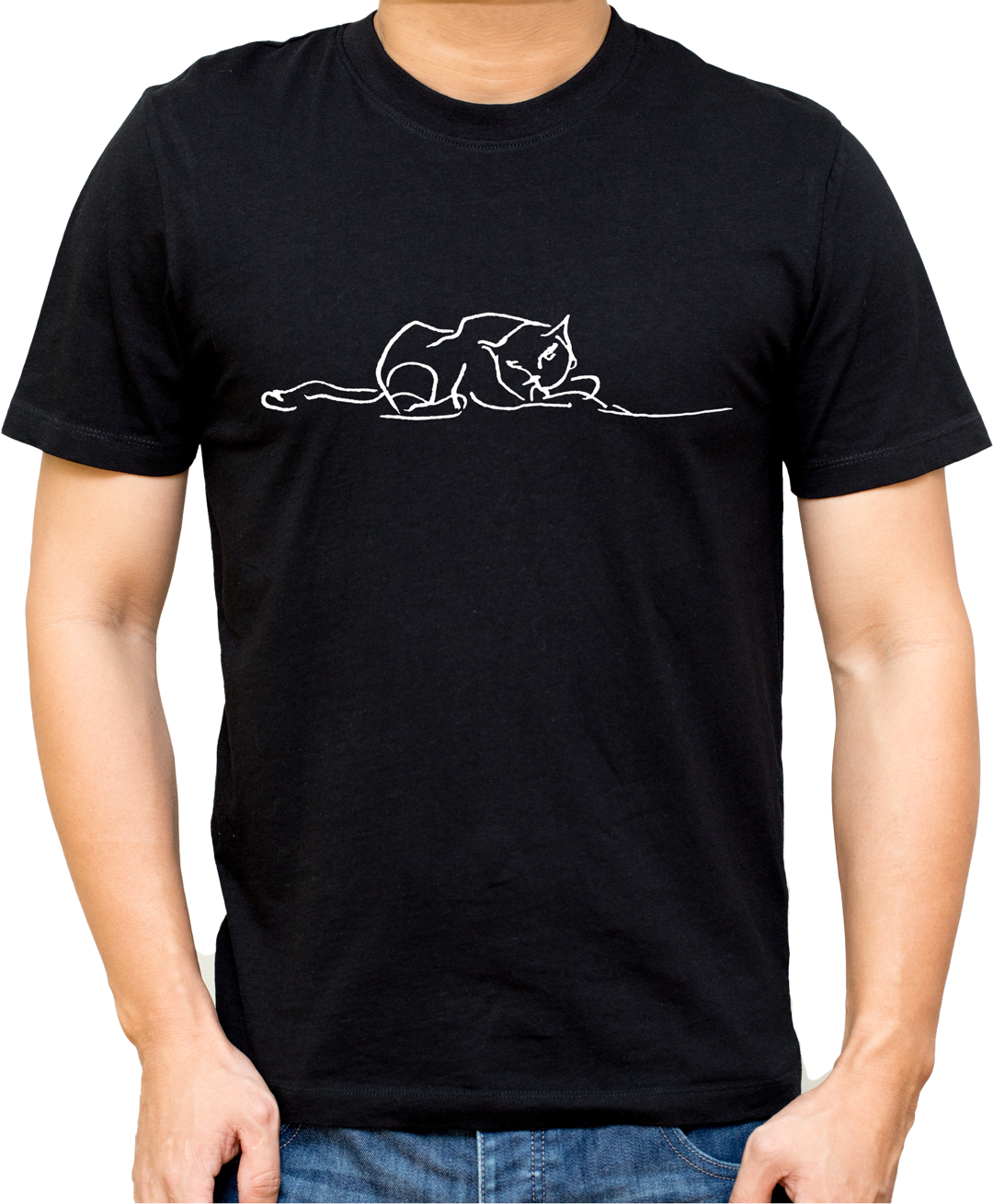Sleeping Cat t-shirt