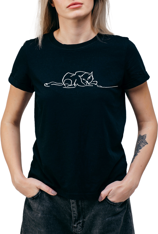 Sleeping Cat t-shirt