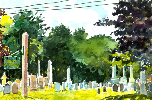 Dunstan Cemetery Archival Print