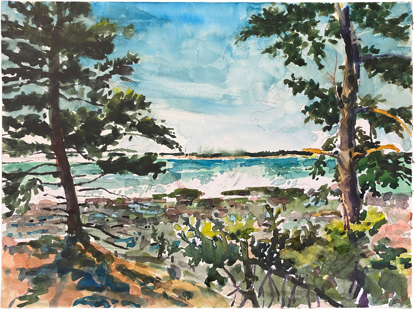 Seawall Archival Print