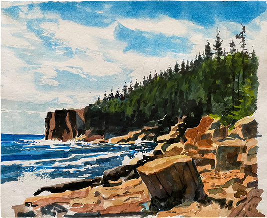 Acadia Coast Archival Print