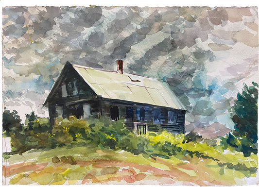 House on a Hill Archival print